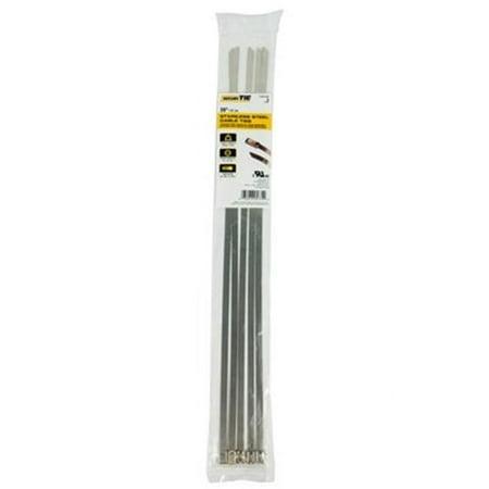 Gardner Bender 221048 20 in. Wide Cable Tie  Stainless Steel - 5 Per Pack