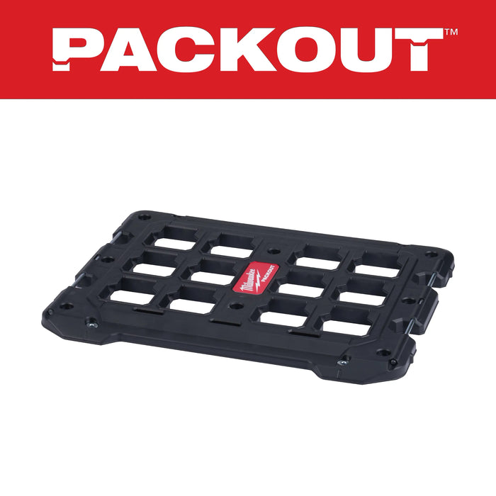 Milwaukee PACKOUT SHOP STORAGE Garage Organizer Mounting Plate Polypropylene Black 48-22-8485, main product view