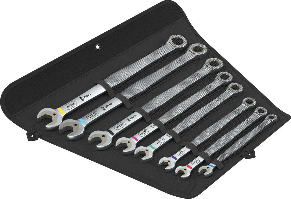 6007 JOKER IMPERIAL 8 SET 1 RATCHETING COMBINATION SPANNER SET, IMPERIAL, 8 PIECES