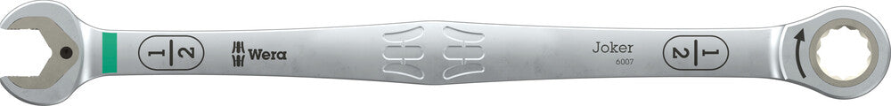 6007 JOKER RATCHETING COMBINATION SPANNER SB, LONG DESIGN, IMPERIAL, 1/2" X 245 MM