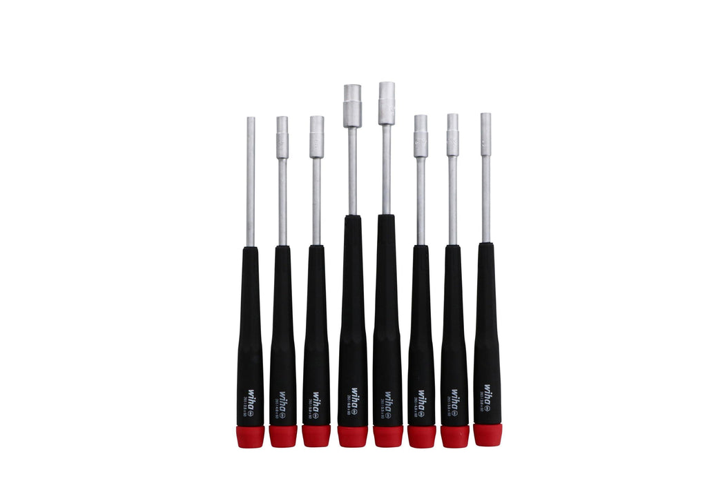 Wiha 26598 Nut Driver Set, Metric In Canvas Pouch, 8 Piece