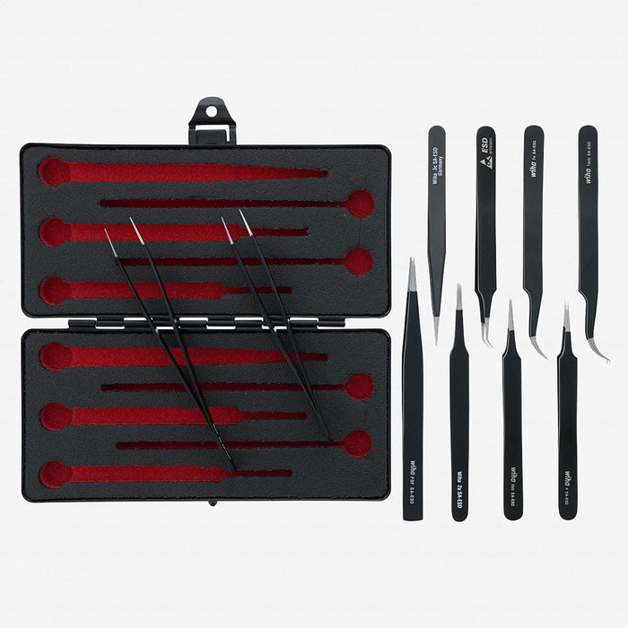 ESD Safe Tweezers Set, 10 Piece
