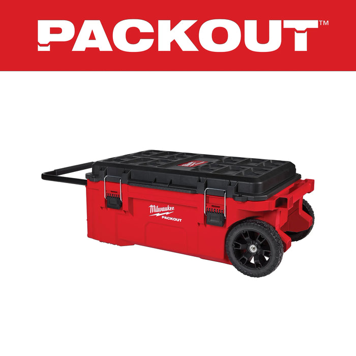 Milwaukee PACKOUT 38 in. Rolling Modular Tool Chest Black/Red 48-22-8428, main product view