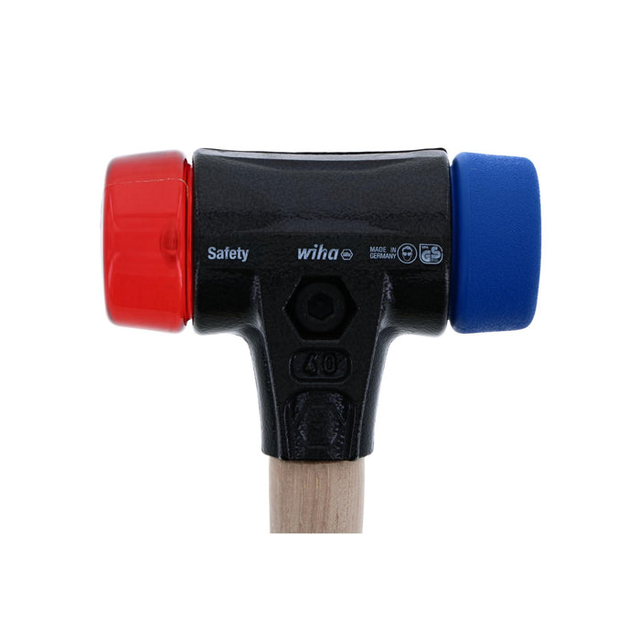 Wiha 83240 Split Head Mallet, Malleable Cast Iron, 1.4 Pounds, 1.5" x 11"