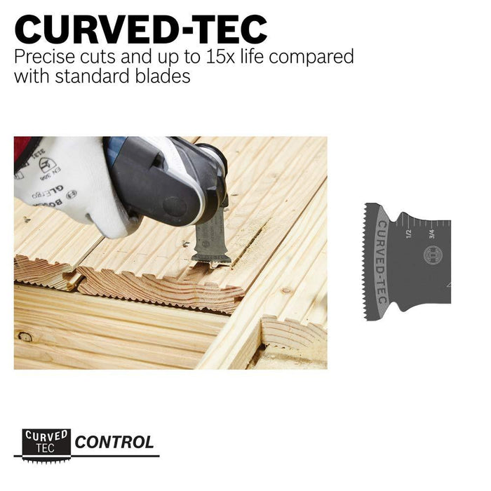 BOSCH Starlock Oscillating Multi Tool Wood Curved