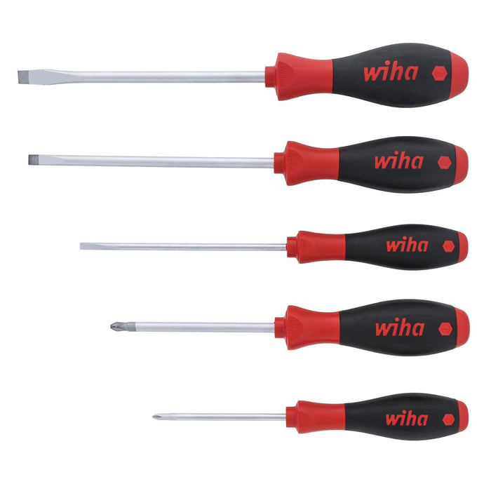 SoftFinish Slotted & Phillips Screwdriver Set, 5 Piece