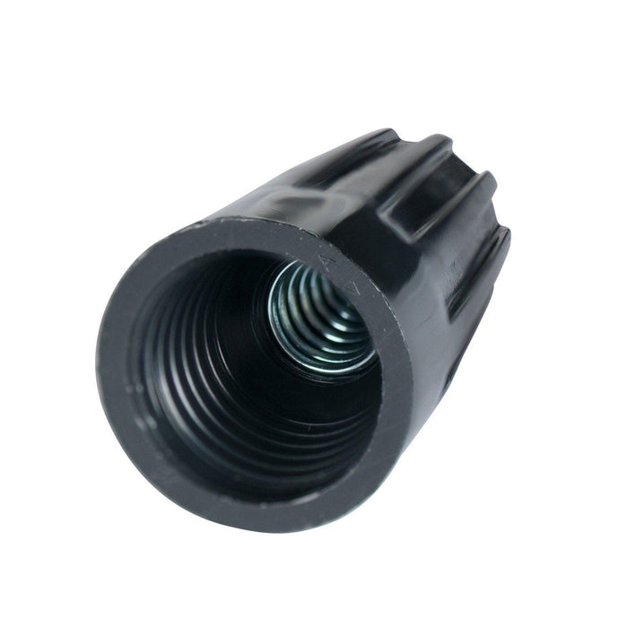 Gardner Bender 19-003HT WireGard High-Temp Screw-On Wire Connectors, 22-14 AWG, Electrical Wire Nut, Black 10 Pack