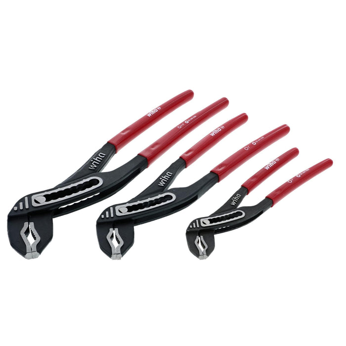 Wiha 32670 Adjustable Water Pump Pliers Set, 3 Piece