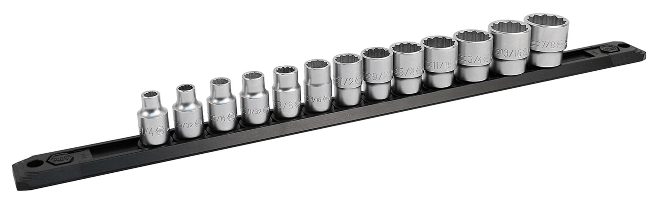 Wiha 3/8" Drive Inch Socket Set, 17 Piece