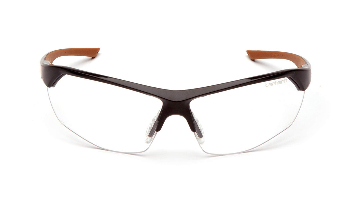 Carhartt-CHB1110DT Braswell Anti-Fog Safety Glasses Eye Protection, Black Frame, Clear Lens