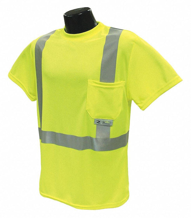 Safety Tee Hi-Viz Grn L