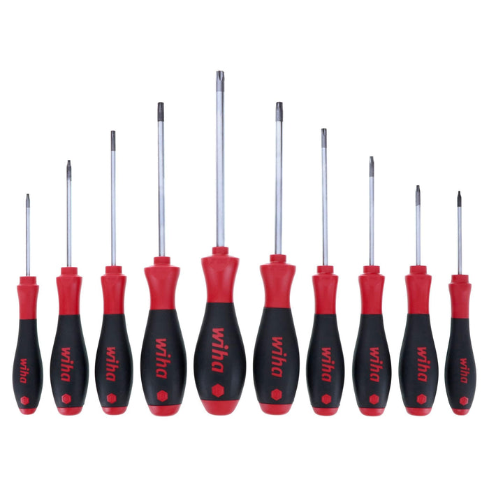 Wiha 36259 Tamper Resistant Torx Driver Set, T7s- T40s, 10 Piece