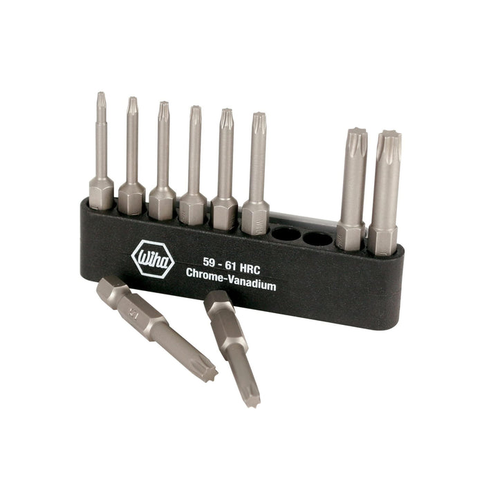 WIHA 74981 Torx Align Power Bit Set, Includes T6-T30 with Holder, 10-Piece
