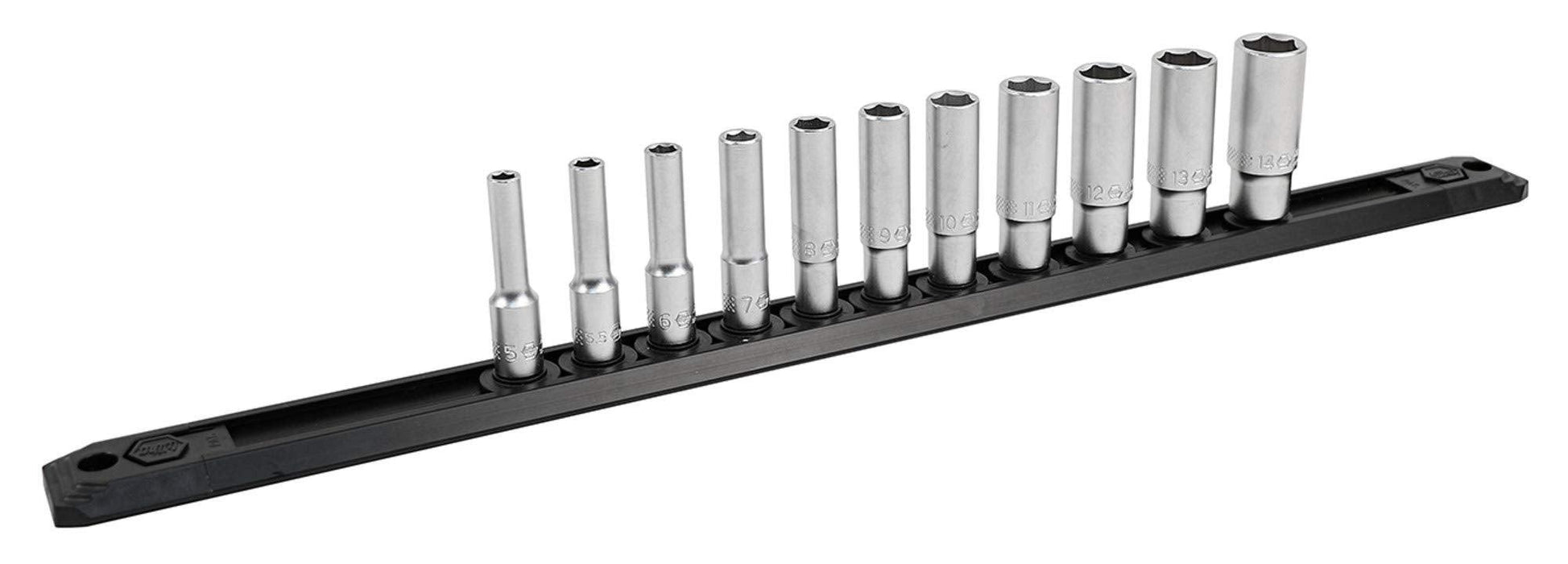 1/4" Drive Metric Deep Socket Set, 14 Piece