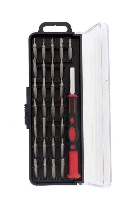 Boxer Precision Screwdriver Bit Set, 30 Piece Set, 4mm – for Cellphones, Laptops, Clocks, Glasses