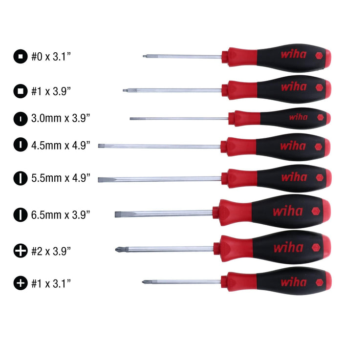 SoftFinish 8 Pc. Screwdriver Set