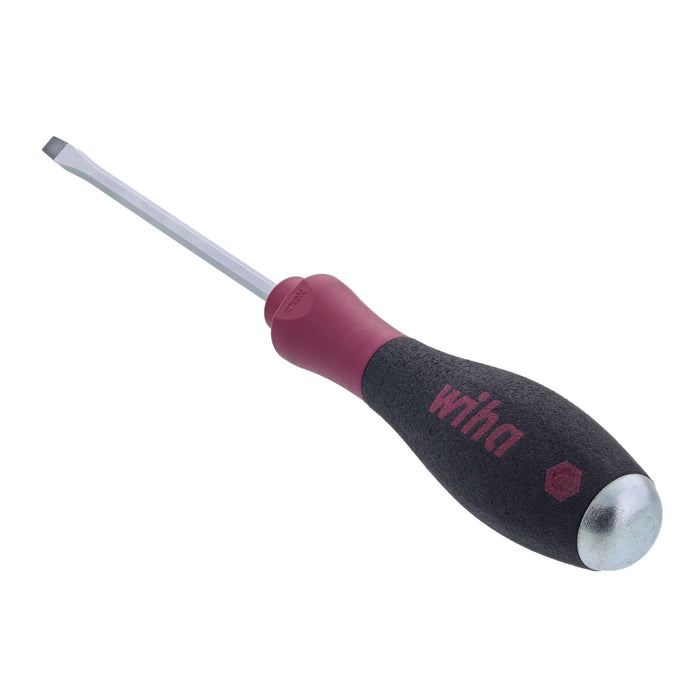 Wiha 53310 Slotted Screwdriver, Heavy Duty with MicroFinish Handle, 4.5 x 90mm