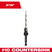 Milwaukee 10 X 3/16 in. D Black Oxide Countersink Bit 1 pc 48-13-5002, main product view