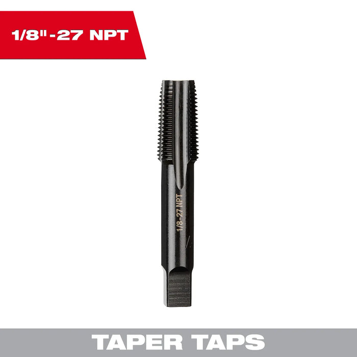 Milwaukee 1/8"-27 NPT Straight Flute Taper Tap 49-57-5189