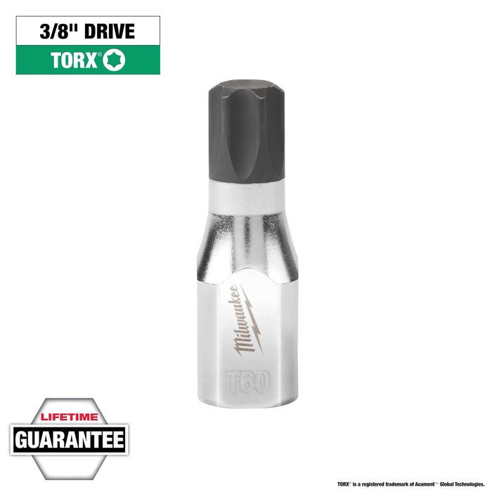 Milwaukee 3/8in. Drive T60 TORX® Bit Socket, 45-34-1019, main product view