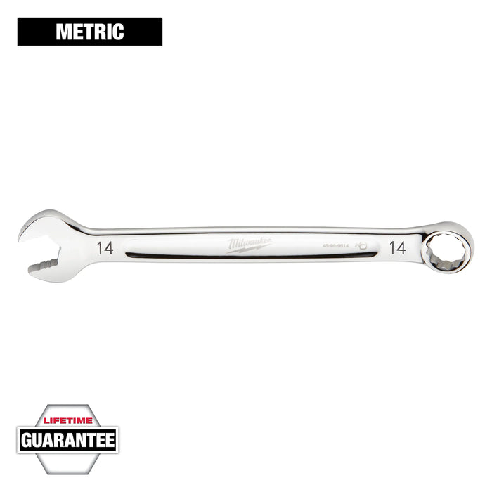 Milwaukee Max Bite 14 mm 6 and 12 Point Metric Combination Wrench 45-96-9514, main product view