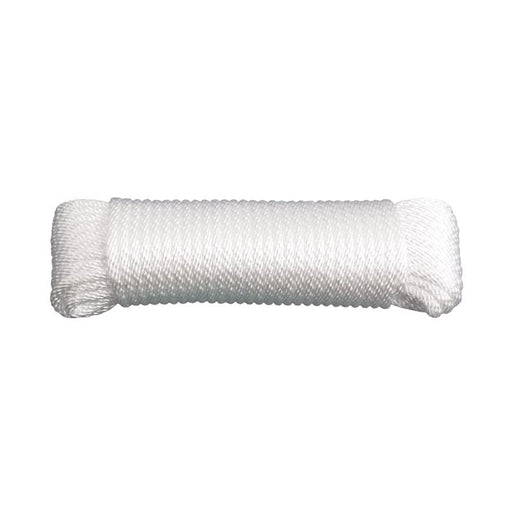 Koch Industries 1/4 in. D X 100 ft. L White Solid Braided Nylon Rope