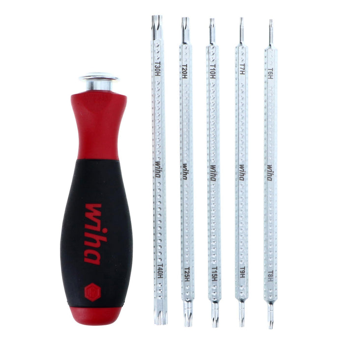 Wiha 28197 Driv-Loc VI Interchangeable Blade Set, Torx, 6 Piece