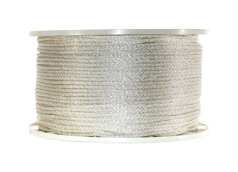 Koch Industries 3/16 in. D X 1000 ft. L White Solid Braided Nylon Rope