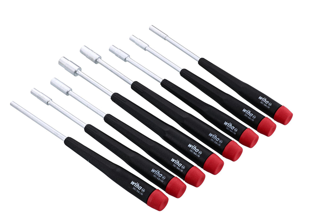 Wiha 26598 Nut Driver Set, Metric In Canvas Pouch, 8 Piece