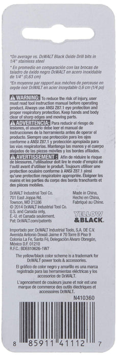 DEWALT Drill Bit 1/16-Inch (DWA1204)
