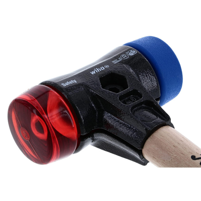 Wiha 83240 Split Head Mallet, Malleable Cast Iron, 1.4 Pounds, 1.5" x 11"