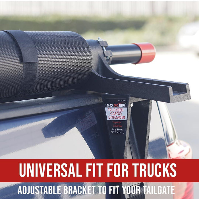 Boxer Tools Truck Bed Unloader – Universal Fitment for Pickup Trucks – Cargo Bed Unloader – Easy Installation