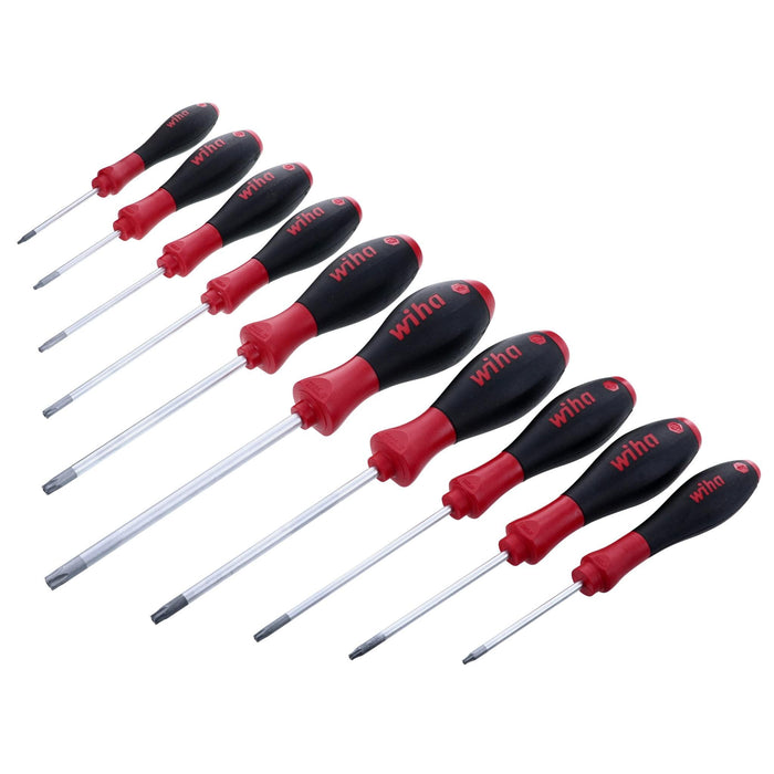 Wiha 36259 Tamper Resistant Torx Driver Set, T7s- T40s, 10 Piece
