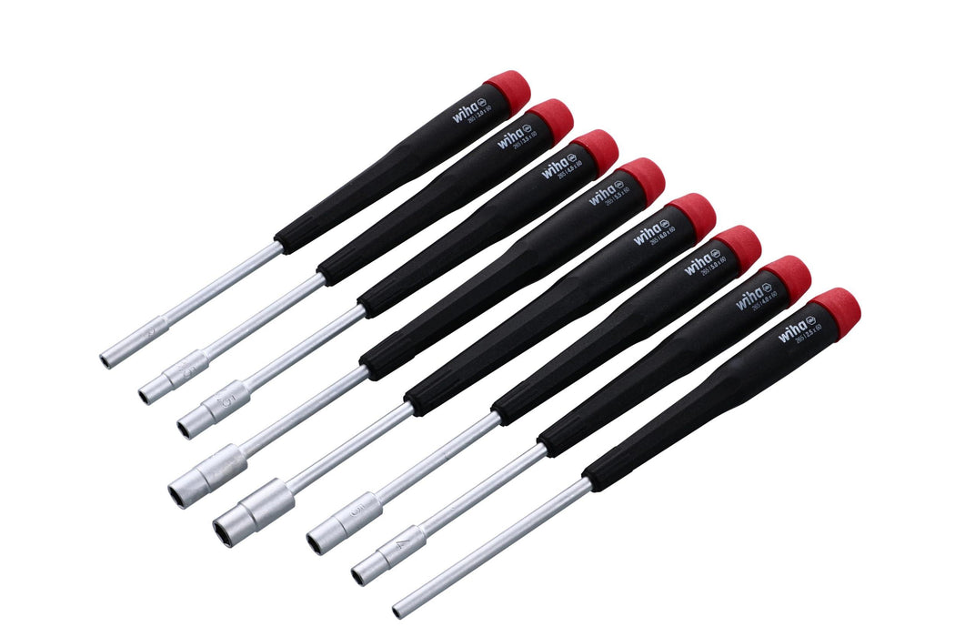 Wiha 26598 Nut Driver Set, Metric In Canvas Pouch, 8 Piece