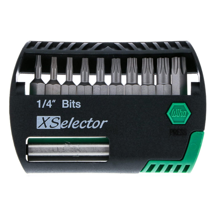 Wiha 79445 X-Selector Bit Set with Torx Bits and Quick Release Holder