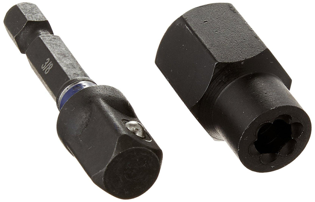 Bolt-Grip Irwin Tools Impact Performance Series Bolt Grip Deep Well Bolt Extractor with 3/8-Inch Square Drive with 1/4-Inch Hex Adapter