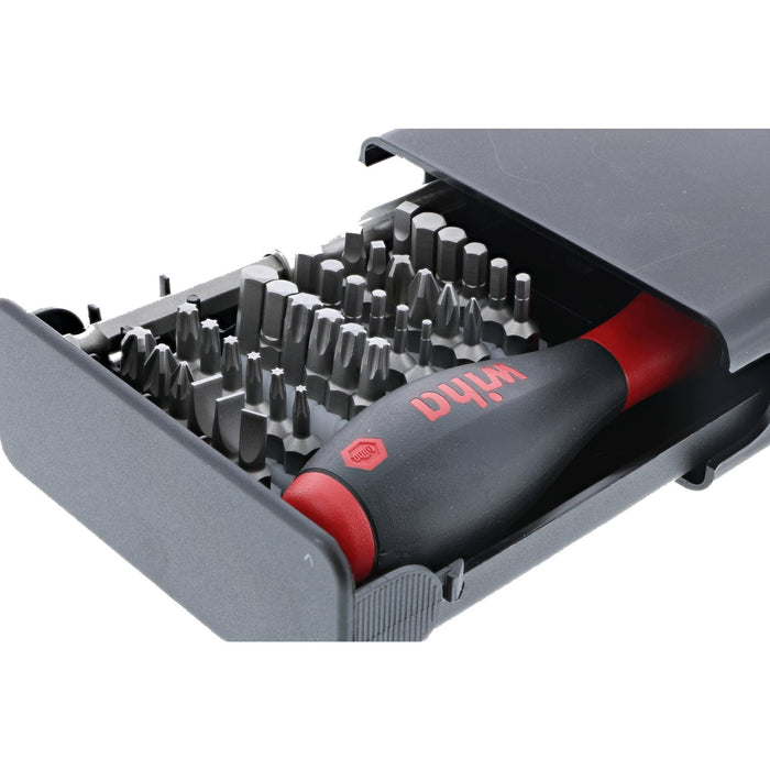 Wiha 71994 Bits Collector With Torx, Slotted, Phillips, Pozidriv, Square And Hex Inch Bits, 27 Piece