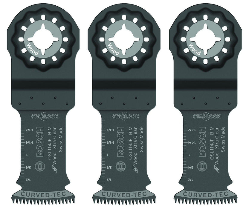 BOSCH Starlock Oscillating Multi Tool Wood Curved