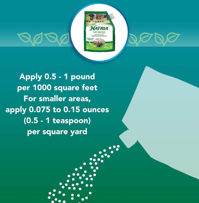 Natria 706710D Ant Barrier Insect Killer for Organic Gardening, Granules