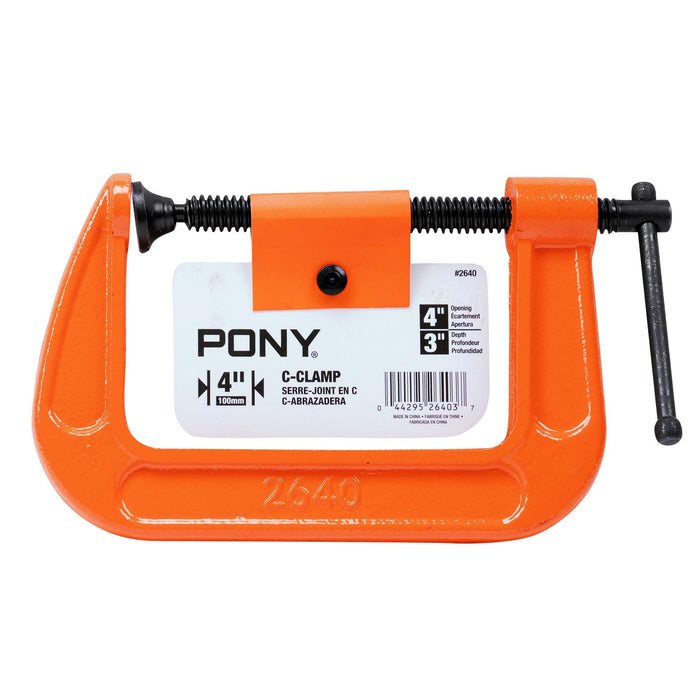 Pony Jorgensen 2640 C-Clamp, 4-Inch