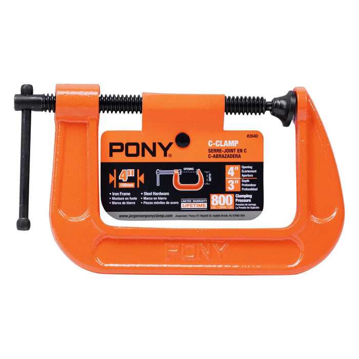 Pony Jorgensen 2640 C-Clamp, 4-Inch