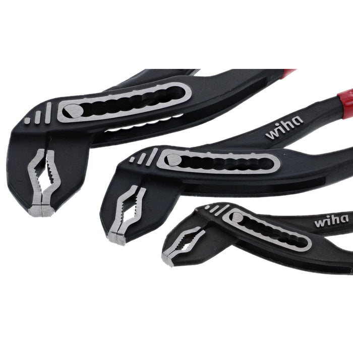 Wiha 32670 Adjustable Water Pump Pliers Set, 3 Piece