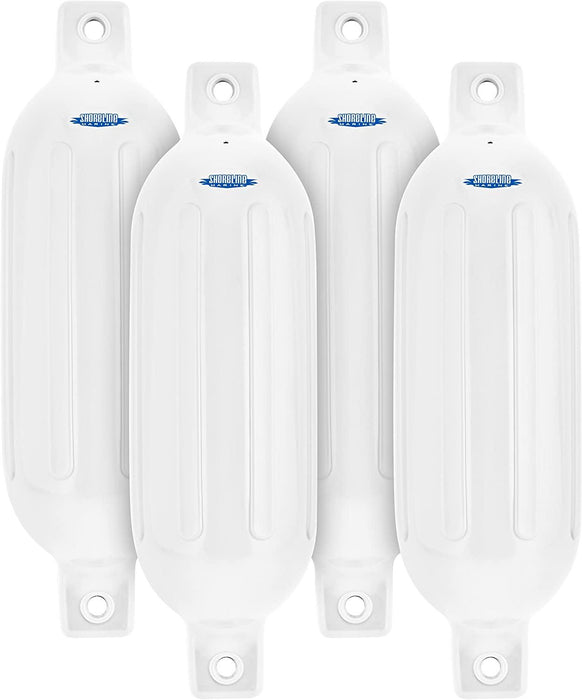 4-Pack Shoreline Marine  Fender Kit, 6.5-Inch x 23-Inch