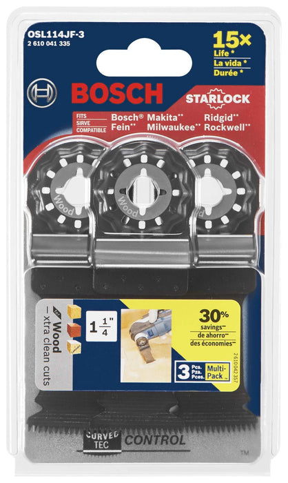 BOSCH Starlock Oscillating Multi Tool Wood Curved
