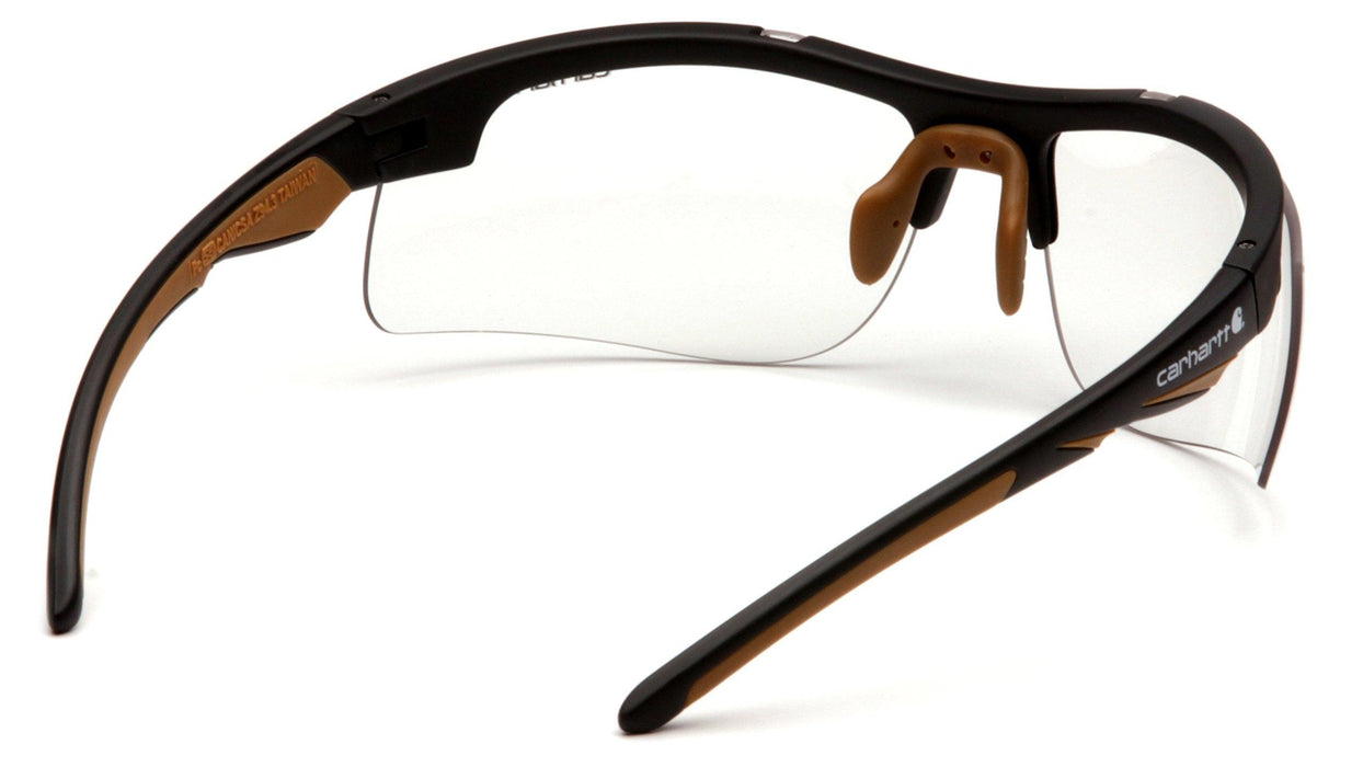 Carhartt CHB710DT Rockwood Safety Glasses, Clear Anti-Fog, Frustration-Free Packaging