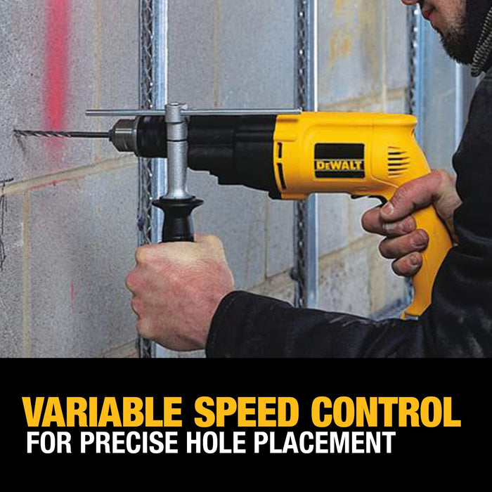 DEWALT Hammer Drill, 1/2-Inch, 7.8 -Amp (DW505K)