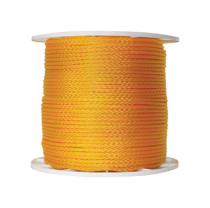 Koch Industries 1/4 in. D X 1000 ft. L Yellow Hollow Braided Poly Rope