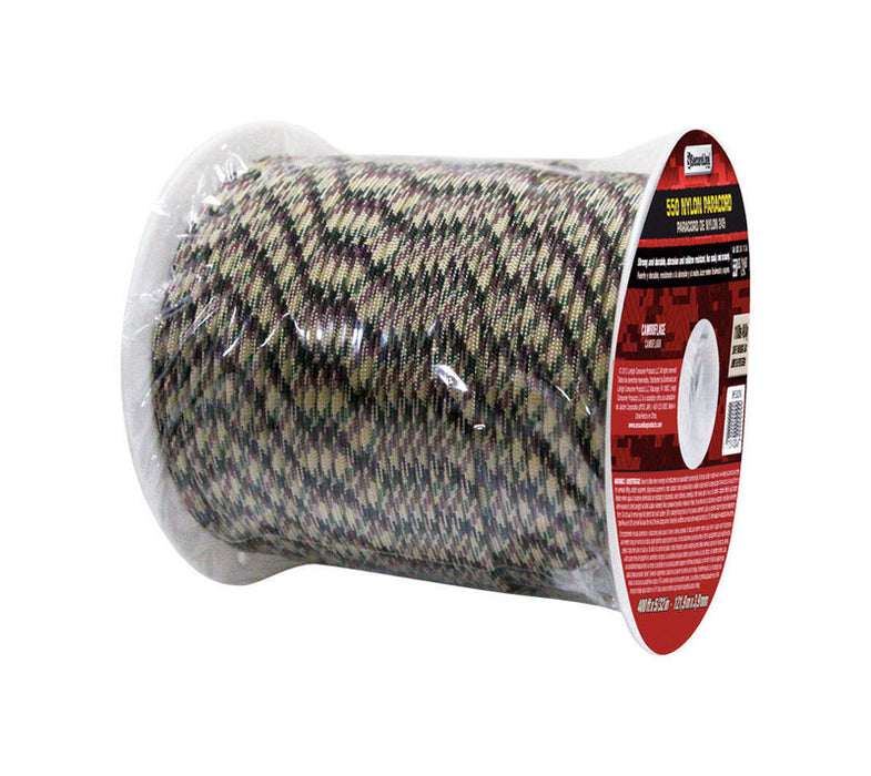 Koch Industries 5/32 in. D X 400 ft. L Camouflage Braided Nylon Paracord