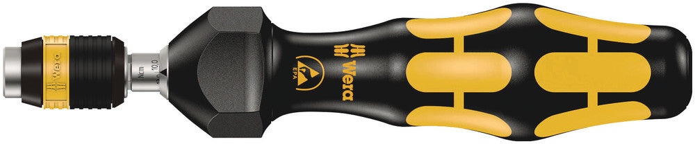 Wera Series 7400 ESD Kraftform adjustable torque screwdrivers (0.1-3.0 Nm) with Rapidaptor quick-release chuck, 7441 ESD x 1.2-3.0 Nm 05074731001, view 3