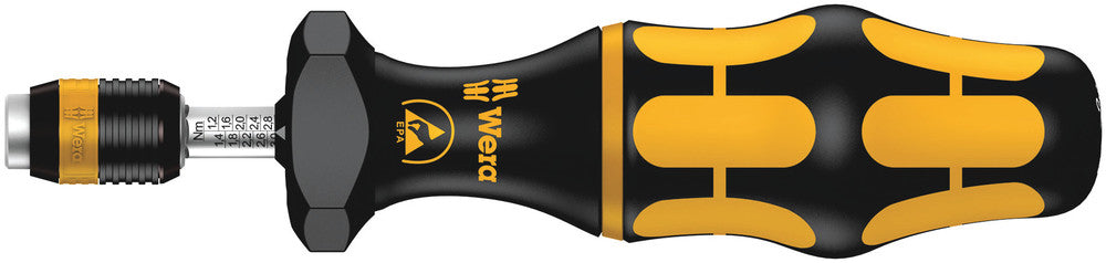 Series 7400 ESD Kraftform adjustable torque screwdrivers (0.1-3.0 Nm) with Rapidaptor quick-release chuck